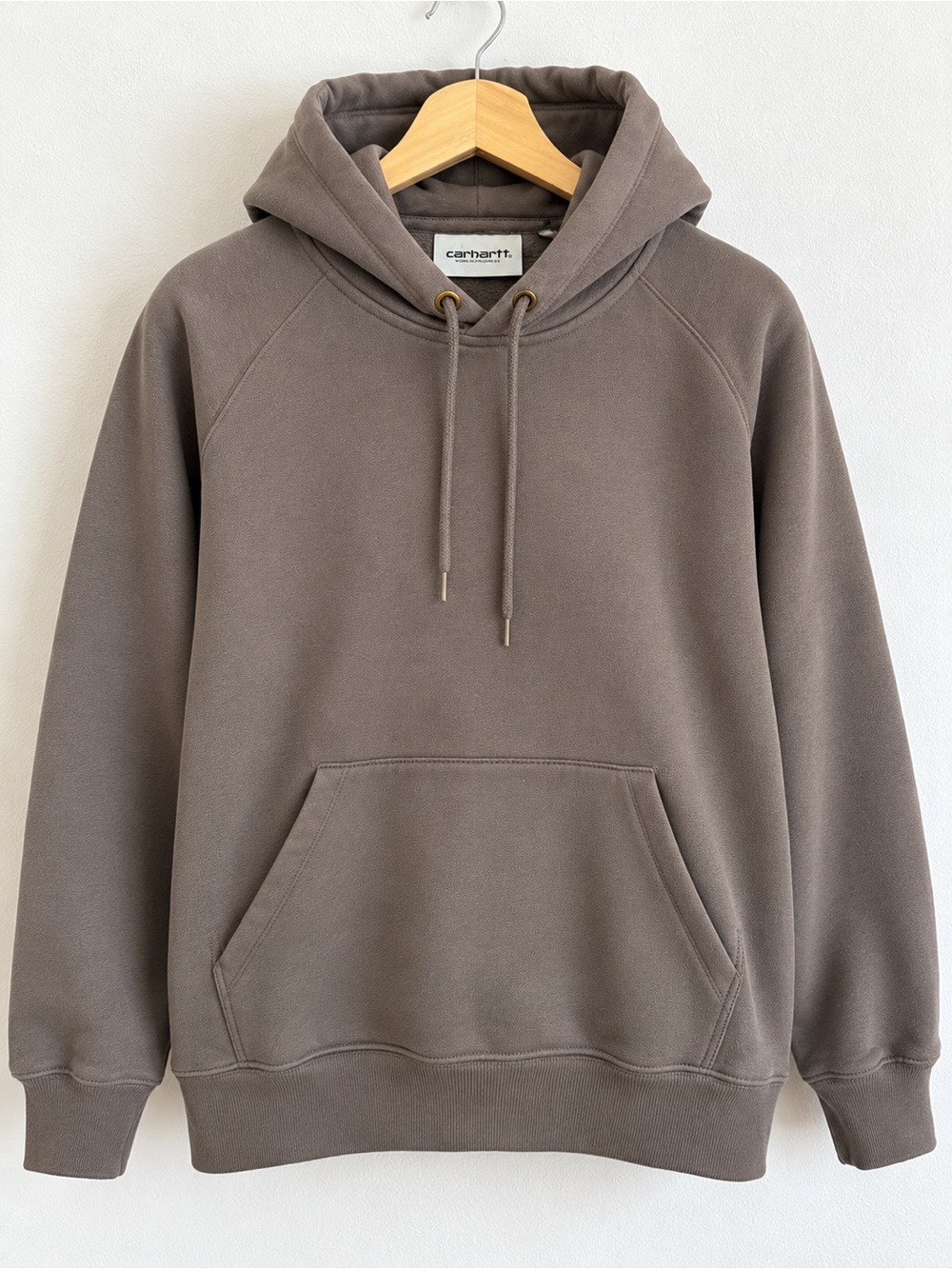 New Carhartt Taupe Brown Pullover Hoodie